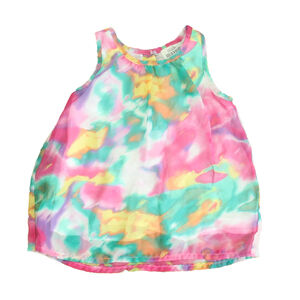 Little Maven Girls Green | Pink Yellow Dress size: 12 Months